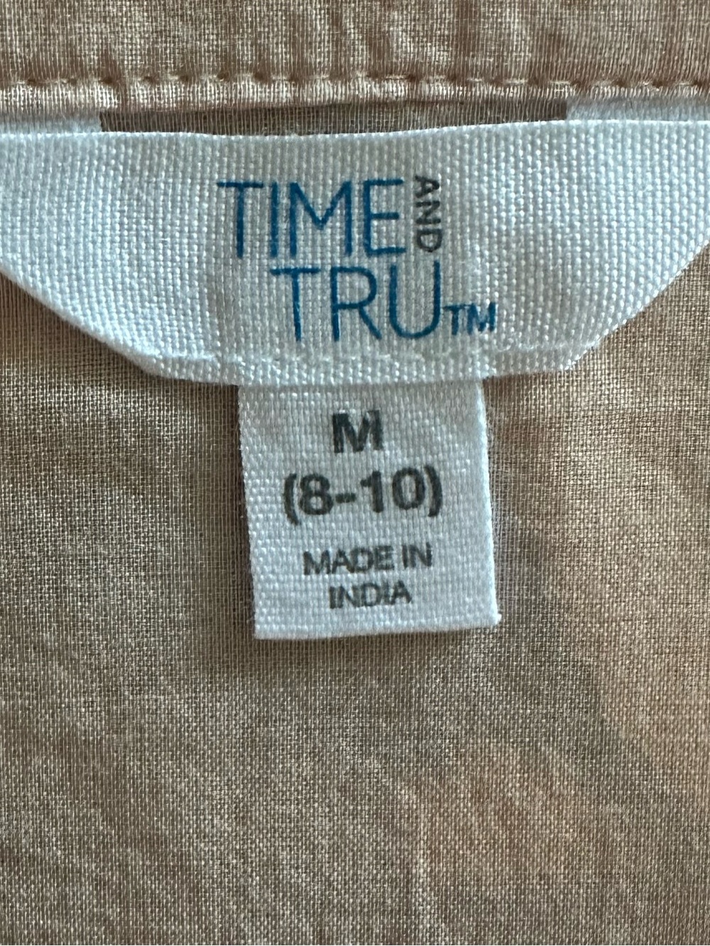 Time and Tru | Blush Pink Puff Sleeve Blouse Sz M EUC - Picture 7 of 9